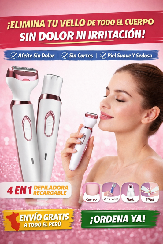 DEPILADORA 4 EN 1