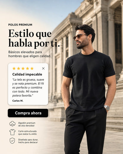 POLO PREMIUM LUXURY – CORTE ESTRUCTURADO