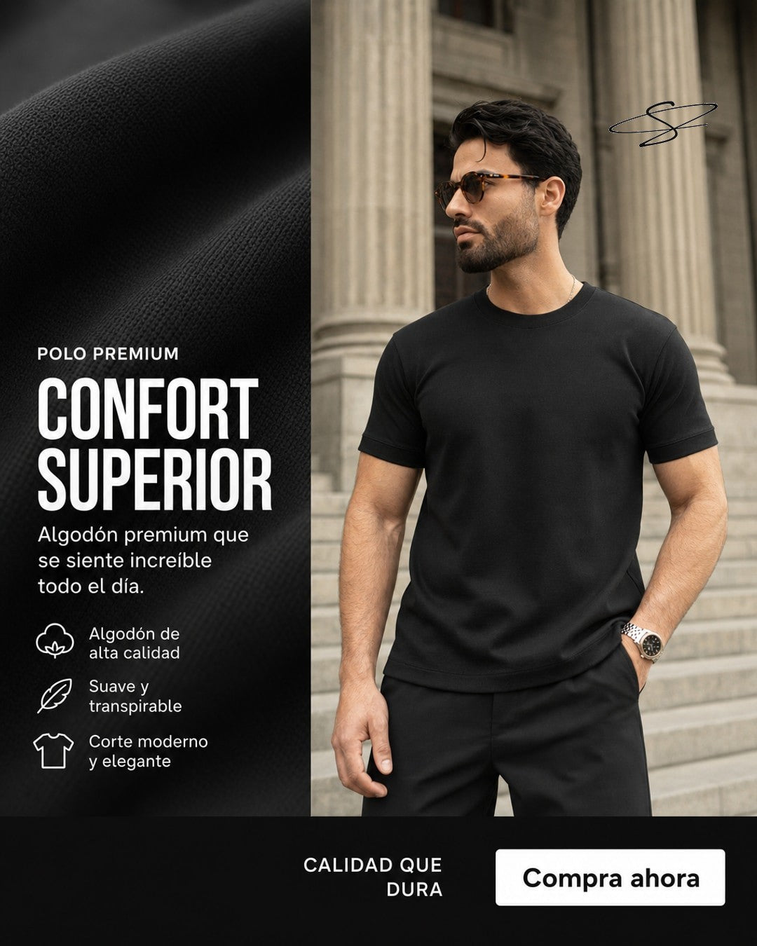 POLO PREMIUM LUXURY – CORTE ESTRUCTURADO