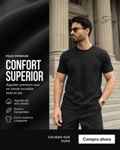 POLO PREMIUM LUXURY – CORTE ESTRUCTURADO